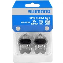 Pédales Vélo SHIMANO SPD CLEATS SET SM-SH56 SILVER 22 Gris