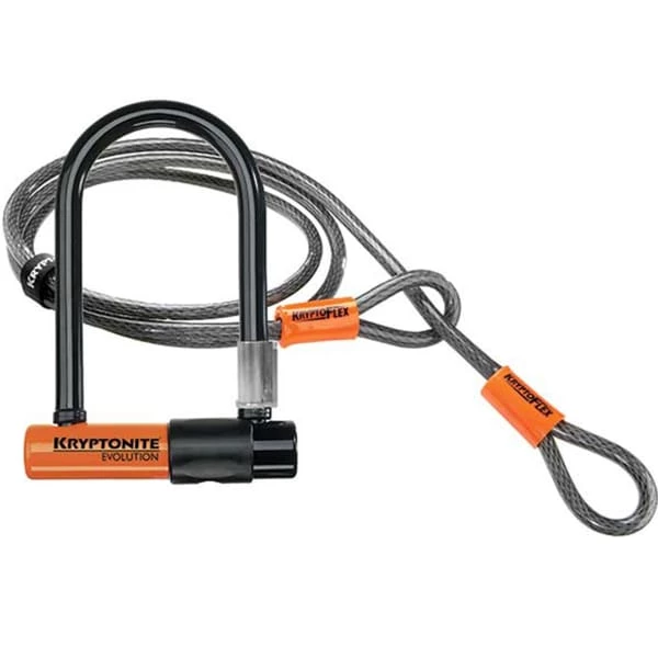 Antivol Vélo KRYPTONITE EVOLUTION MINI 7 21 Noir / Gris / Orange 3 Antivol Vélo KRYPTONITE EVOLUTION MINI 7 21 Noir / Gris / Orange