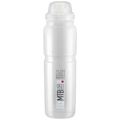 Accessoires Vélo ELITE FLY MTB 950ML CLEAR GREY LOGO 21 Blanc