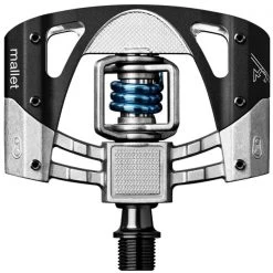 CRANKBROTHERS Pédales Vélo CRANKBROTHER MALLET 3 RAW BLACK/BLUE SPRING 22 Gris / Noir / Bleu