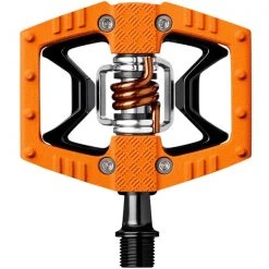 CRANKBROTHERS Pédales Vélo CRANKBROTHER DOUBLE SHOT 2 ORANGE-BLACK/ORANGE SPRING 22 Noir / Orange