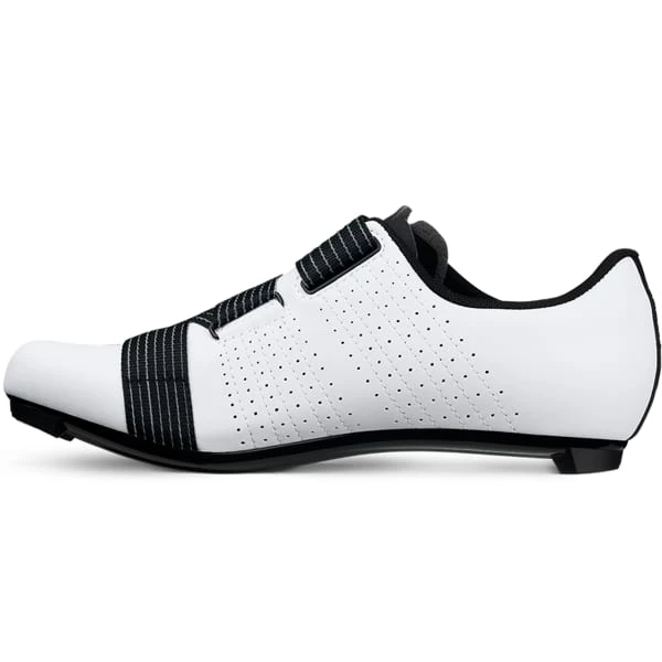 Chaussures Vélo Route FIZIK TEMPO POWERSTRAP R5 WHITE/BLACK 22 Blanc / Noir 4 Chaussures Vélo Route FIZIK TEMPO POWERSTRAP R5 WHITE/BLACK 22 Blanc / Noir – Image 2