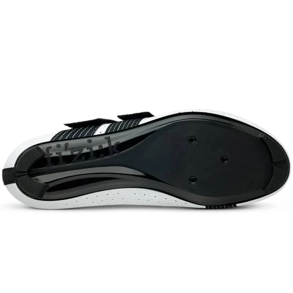 Chaussures Vélo Route FIZIK TEMPO POWERSTRAP R5 WHITE/BLACK 22 Blanc / Noir 8 Chaussures Vélo Route FIZIK TEMPO POWERSTRAP R5 WHITE/BLACK 22 Blanc / Noir – Image 6