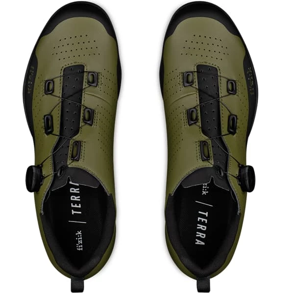 Chaussures Vtt FIZIK TERRA ATLAS ARMY 22 Noir / Vert 7 Chaussures Vtt FIZIK TERRA ATLAS ARMY 22 Noir / Vert – Image 5