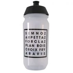 Accessoires Vélo MATCHY CYCLING BIDON TRANSLUCIDE 22 Blanc / Noir