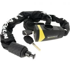 Antivol Vélo MICHELIN ANTIVOL CHAINE 100 BLACK 22 Noir -Vêtements vélo Soldes 9 110375 antivol chaine 100 black 801110 02