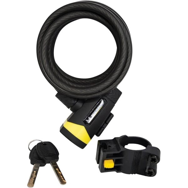Antivol Vélo MICHELIN ANTIVOL SPIRALE 180 BLACK 22 Noir 4 Antivol Vélo MICHELIN ANTIVOL SPIRALE 180 BLACK 22 Noir – Image 2