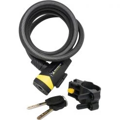 Antivol Vélo MICHELIN ANTIVOL SPIRALE 200 BLACK 22 Noir -Vêtements vélo Soldes 9 110384 antivol spirale 200 black 801117 02