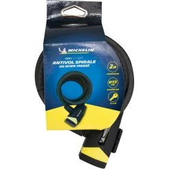 Antivol Vélo MICHELIN ANTIVOL SPIRALE 200 BLACK 22 Noir -Vêtements vélo Soldes 9 110384 antivol spirale 200 black 801117 04
