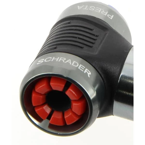 Pompe à Vélo BETO MINI POMPE ALU EZ HEAD HP GREY 22 Gris 5 Pompe à Vélo BETO MINI POMPE ALU EZ HEAD HP GREY 22 Gris – Image 3