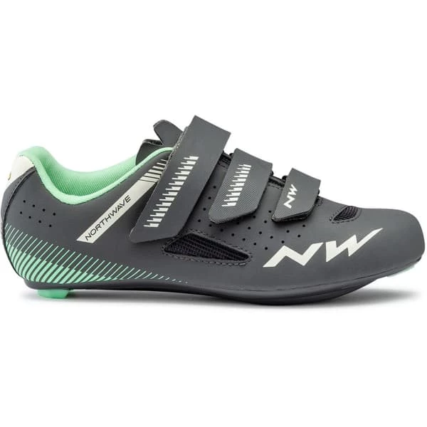 Chaussures Vélo Route NORTHWAVE CORE WMN ANTHRA/LIGHT GREEN 21 Gris / Vert 3 Chaussures Vélo Route NORTHWAVE CORE WMN ANTHRA/LIGHT GREEN 21 Gris / Vert