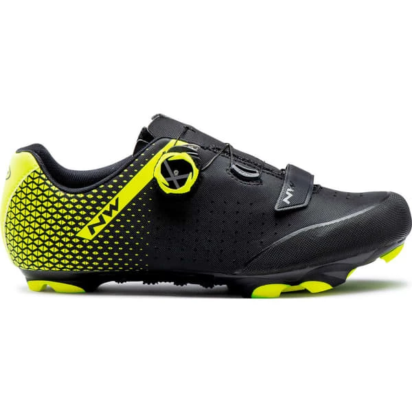 Chaussures Vtt NORTHWAVE ORIGIN PLUS 2 BLACK/YELLOW FLUO 22 Noir / Jaune 3 Chaussures Vtt NORTHWAVE ORIGIN PLUS 2 BLACK/YELLOW FLUO 22 Noir / Jaune