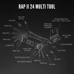 Outillage Vélo LEZYNE RAP II 24 BLACK 22 Noir 7 Outillage Vélo LEZYNE RAP II 24 BLACK 22 Noir -Vêtements vélo Soldes 9 88867 lmt rap ii 24 03