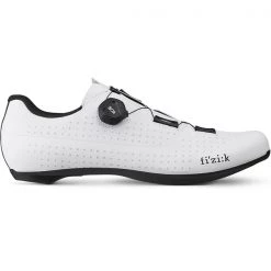 Chaussures Vélo Route FIZIK TEMPO OVERCURVE R4 WHITE/BLACK 22 Blanc