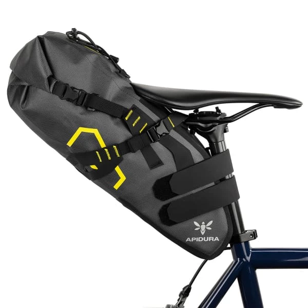 Sacoches Vélo APIDURA EXPEDITION SADDLE PACK 14L 22 Noir / Gris / Jaune 6 Sacoches Vélo APIDURA EXPEDITION SADDLE PACK 14L 22 Noir / Gris / Jaune – Image 4