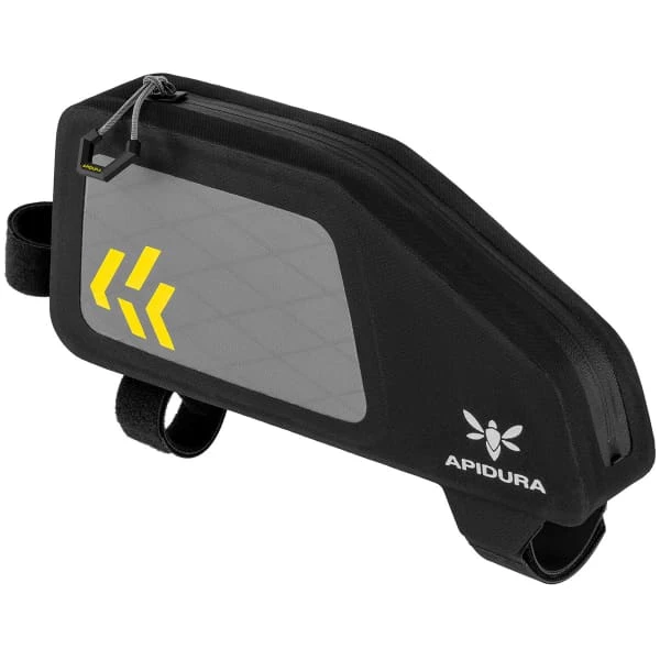 Sacoches Vélo APIDURA BACKCOUNTRY TOP TUBE PACK 1L 22 Noir / Gris / Jaune 4 Sacoches Vélo APIDURA BACKCOUNTRY TOP TUBE PACK 1L 22 Noir / Gris / Jaune – Image 2