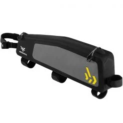 Sacoches Vélo APIDURA BACKCOUNTRY LONG TOP TUBE PACK 1.8L 22 Noir / Gris / Jaune