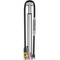 Pompe à Vélo LEZYNE MICRO FLOOR DRIVE HPG SILVER 22 Gris / Noir