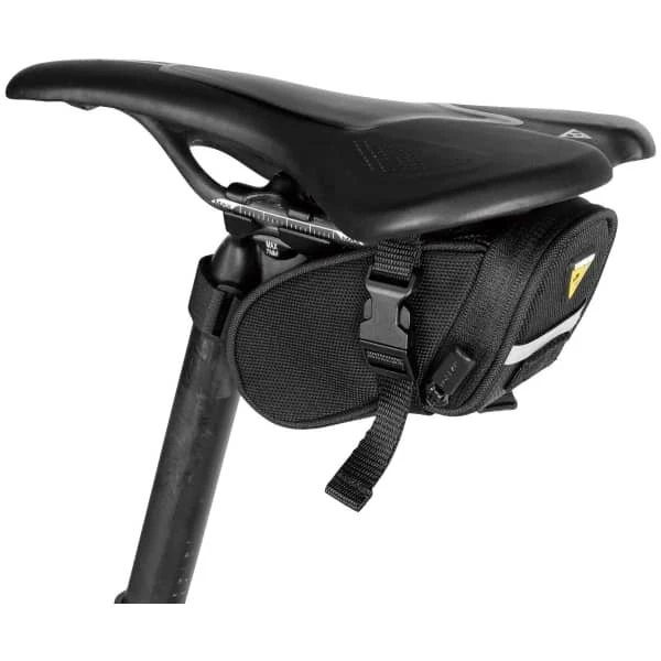 Sacoches Vélo TOPEAK AERO WEDGE PACK (STRAPS) MICRO 21 Noir 5 Sacoches Vélo TOPEAK AERO WEDGE PACK (STRAPS) MICRO 21 Noir – Image 3