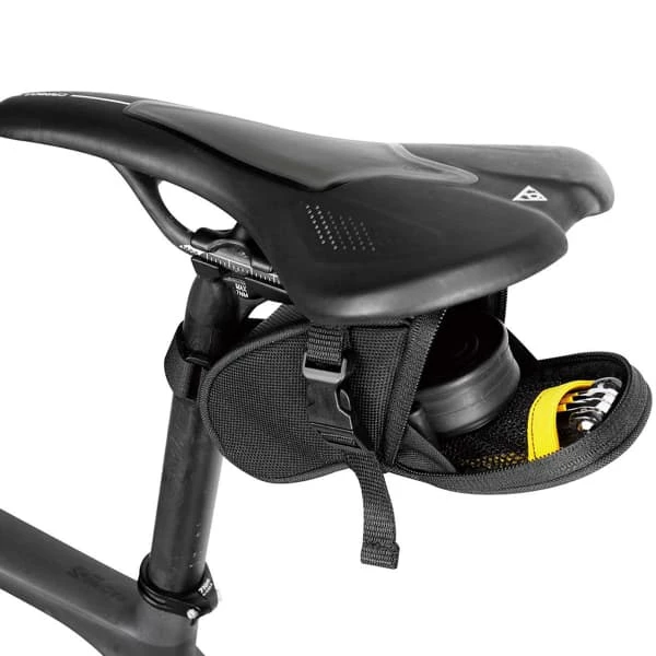 Sacoches Vélo TOPEAK AERO WEDGE PACK (STRAPS) MICRO 21 Noir 6 Sacoches Vélo TOPEAK AERO WEDGE PACK (STRAPS) MICRO 21 Noir – Image 4