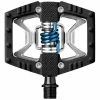 CRANKBROTHERS Pédales Vélo CRANKBROTHER DOUBLE SHOT 2 SILVER/BLACK 22 Noir
