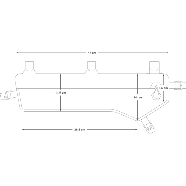 Sacoches Vélo APIDURA EXPEDITION FRAME PACK 5L TALL 22 Gris 4 Sacoches Vélo APIDURA EXPEDITION FRAME PACK 5L TALL 22 Gris – Image 2