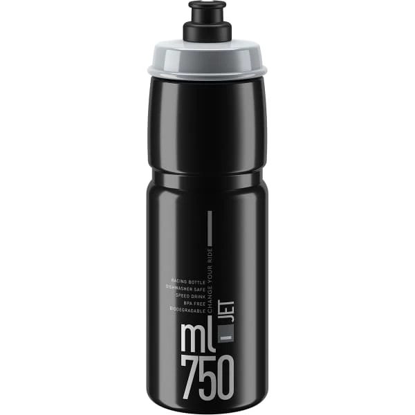 Accessoires Vélo ELITE JET 750ML BLACK 21 Noir 3 Accessoires Vélo ELITE JET 750ML BLACK 21 Noir