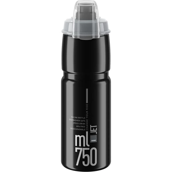 Accessoires Vélo ELITE JET PLUS 750ML BLACK 21 Noir 3 Accessoires Vélo ELITE JET PLUS 750ML BLACK 21 Noir